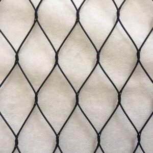 A Black Oxide Stainless steel Knotted Mesh
